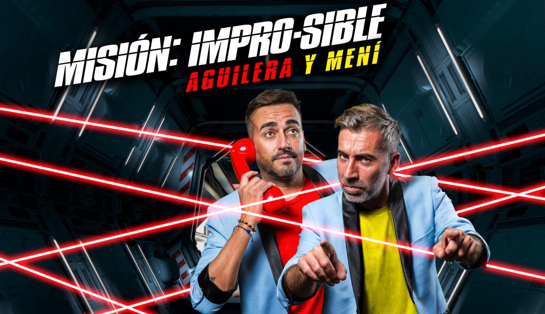 Imagen noticia - Humor, torpeza y caos: Aguilera y Meni regresan al Auditorio Alfredo Kraus con 'Misión impro-sible'