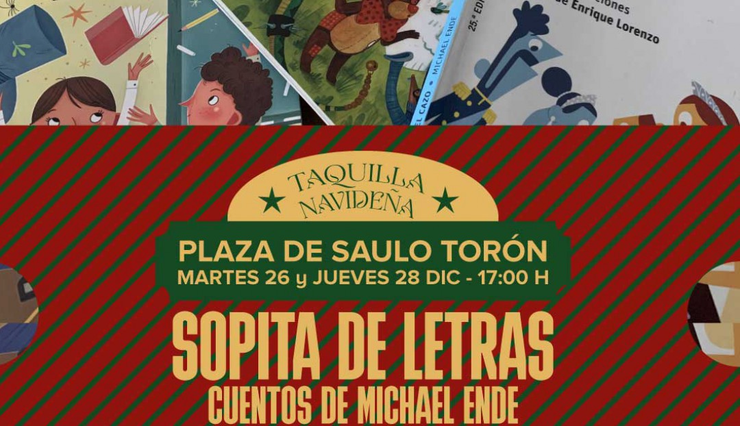 Imagen noticia - 📚 ✨  Sopita de Letras en nuestra Taquilla Navideña de Saulo Torón