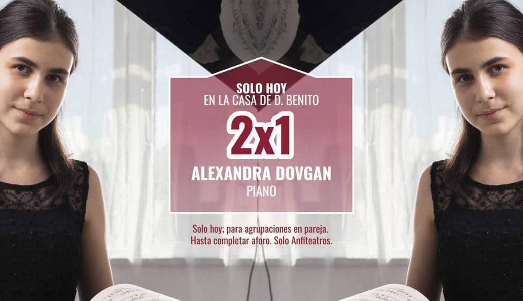 Imagen noticia - Promoción 2x1 para el recital de Alexandra Dovgan