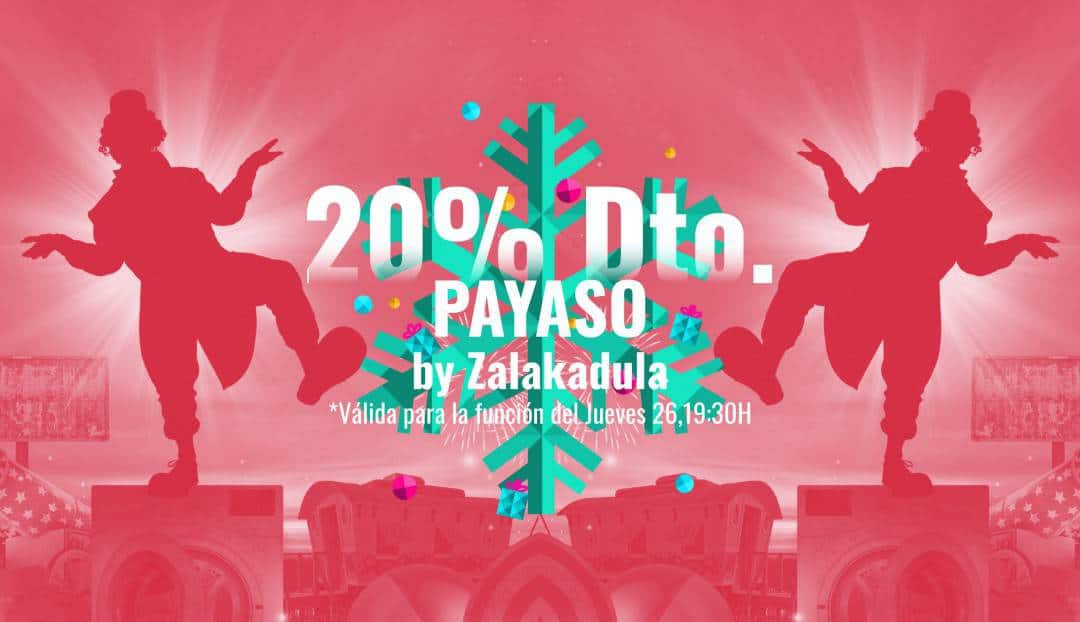Imagen noticia - DÍA 14: Disfruta en familia de Payaso, el último espectáculo de Zalakadula