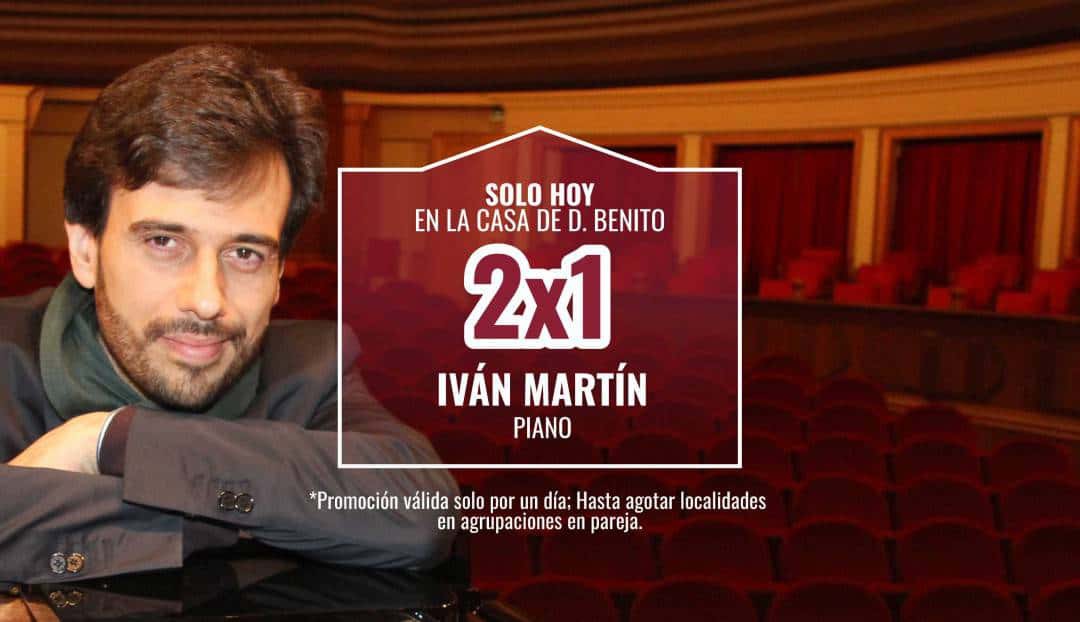 Imagen noticia - Hoy, oferta 2x1 para el recital del pianista Iván Martín