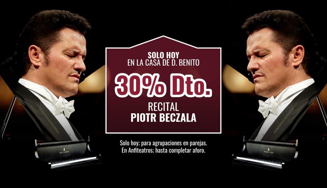 Disfruta de la voz del tenor Piotr Beczala al mejor precio