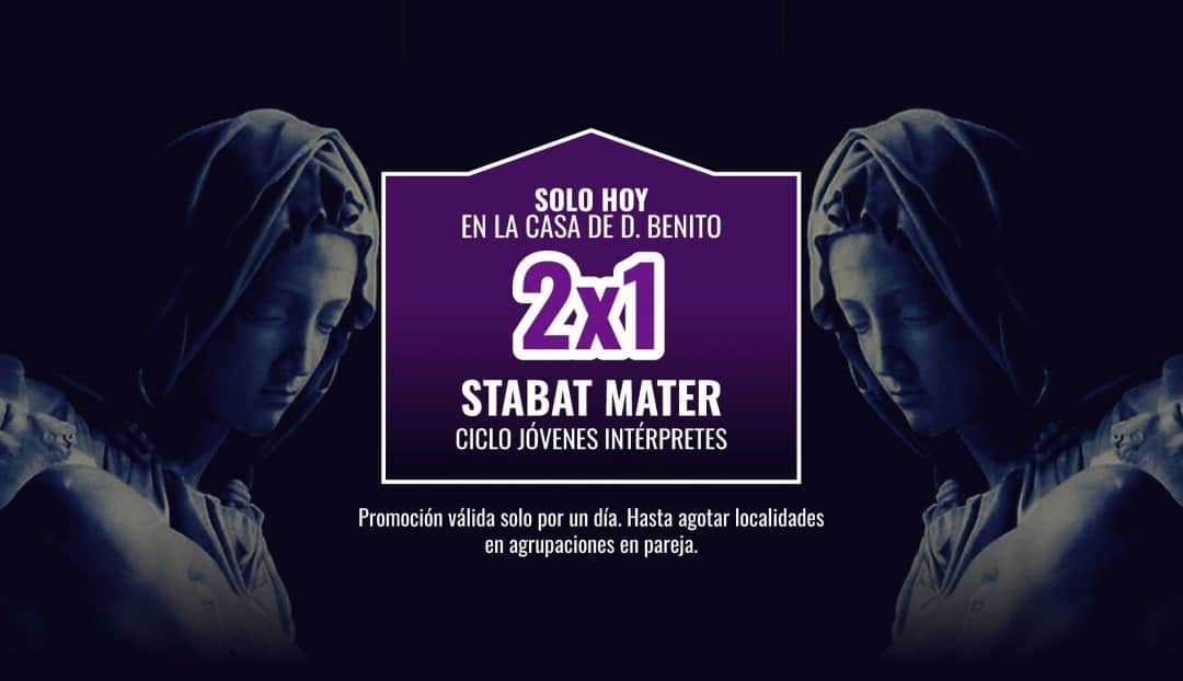 Imagen noticia - Stabat Mater de Pergolesi, hoy con promoción 2x1